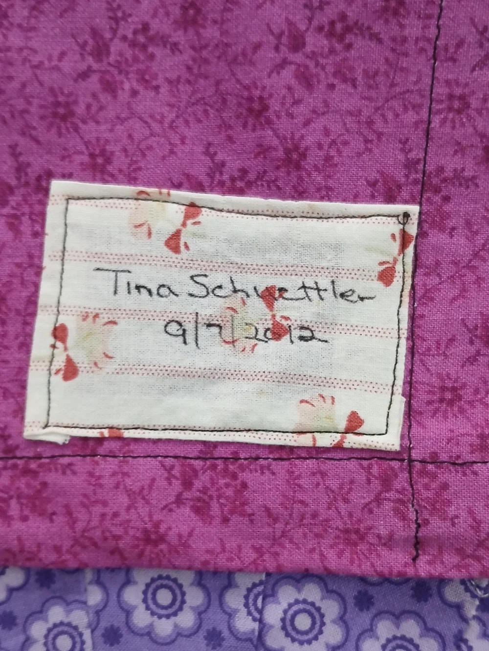 Handmade Quilt Throw/ Wall Hanging